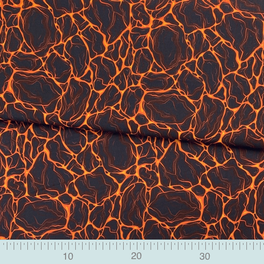 Lava © Veleri | Bio-Baumwolltuch (140cm breit)