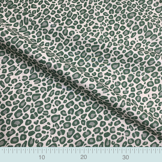 Leopardenmuster © SaNe-Stuecke | Bio-Baumwolltuch (140cm breit)