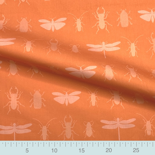 Insekten © rot-und-wild | Bio-Popeline 0,7m, ca. 1,50 breit
