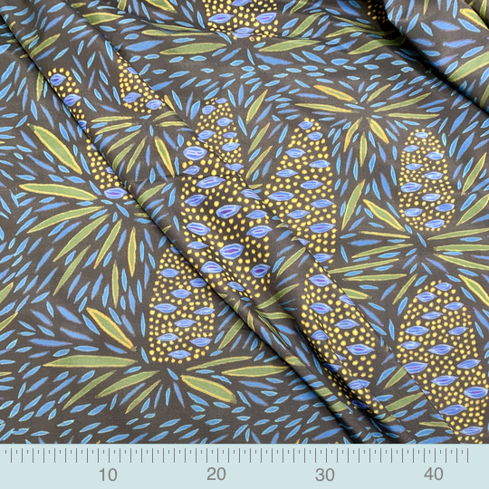 banksias seamless © dotAtelier | Chiffon silk-mix ( width ≈1,30m breit)