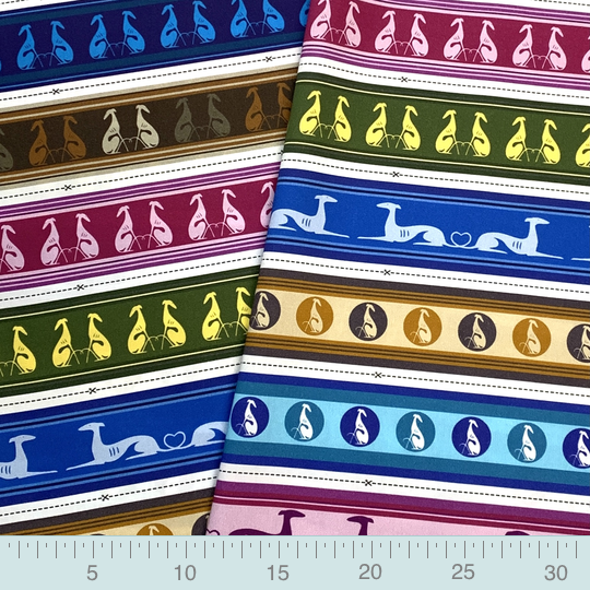 8 Halsbandbordüren © lobitos | Popeline (Bio-Baumwolle) 1,5m lang